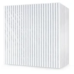 Bio Bamboo® – Einwegserviette, 40 x 40 cm, extrem weich, kompostierbar, Bambusviskose, 600 Stück, hellgrau