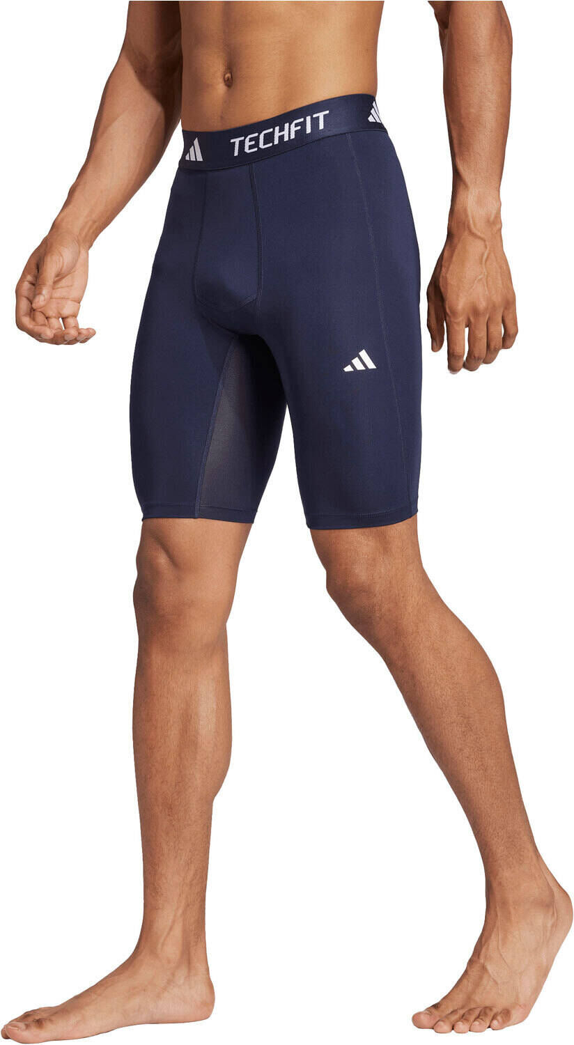 Adidas techfit compression trainning mallas cortas fitness hombre Marino (S)