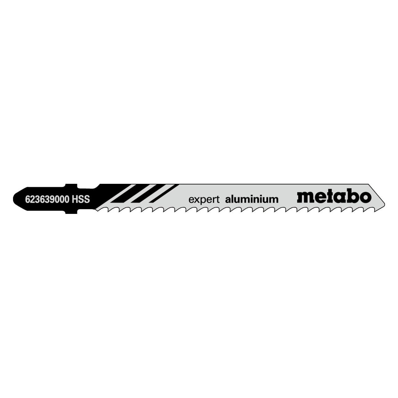 Metabo 5 Stichsägeblätter. Aluminium + NE-Metalle. Serie (623639000)