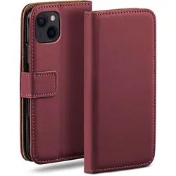 moex Book Case für iPhone 15 Klapphülle mit Kartenfach