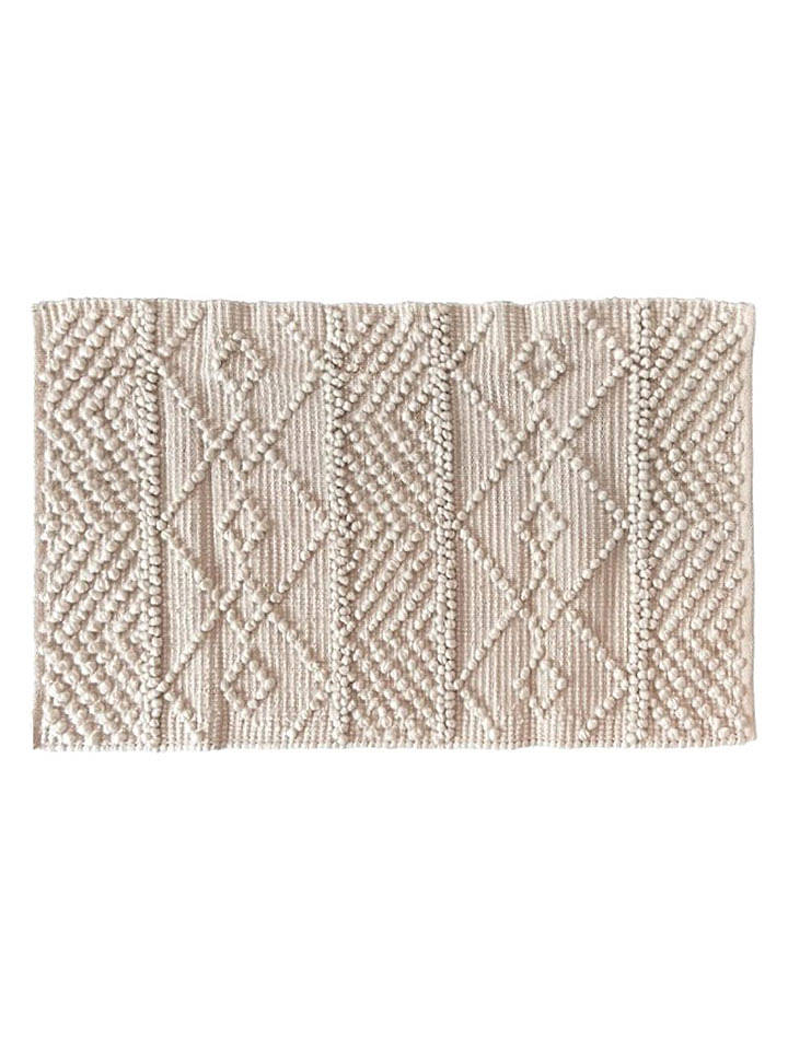 Ornami Teppich "Wooly" in Creme - (L)110 x (B)60 cm - onesize