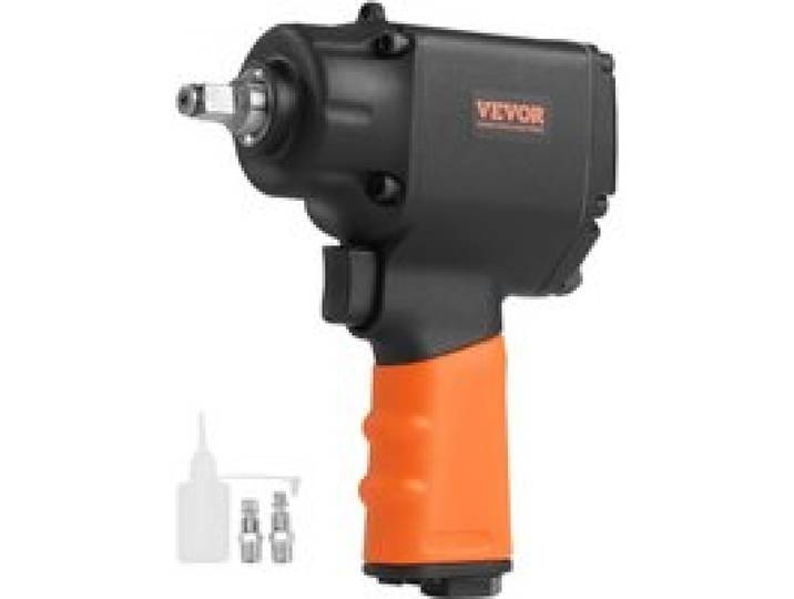 VEVOR Clé à chocs pneumatique 3/8 pistolet de percussion entraînement carré 690 pi-lb couple de desserrage 10000 tr/min pour tâches camions, équipements, amateur automobile, mécanicien professionnel