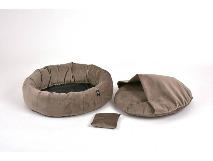 Rohrschneider – RS 22260 – Coussin douillet Lajos\, taille 1\, couleur taupe – Taupe – Mobilier pour animaux de compagnie\, collection automne