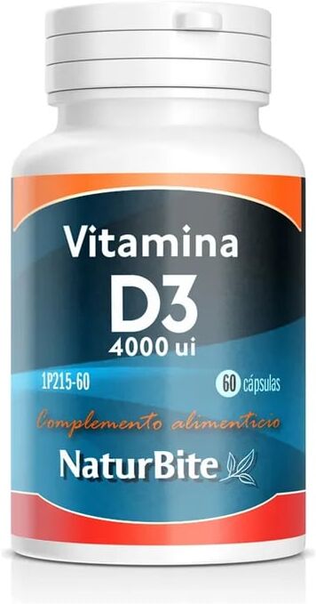 Naturbite Vitamina D3 4000 ui 60 Caps