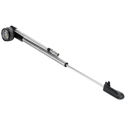 Topeak Handpumpe Pocket Shock DXG XL mit Stahlflex-Schlauch silber 24,8 bar / 36...