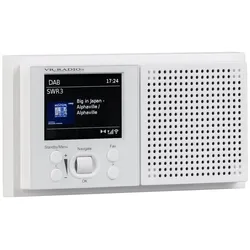 VR-Radio ZX-1852-919 (FM, Bluetooth, WLAN), Radio, Weiss