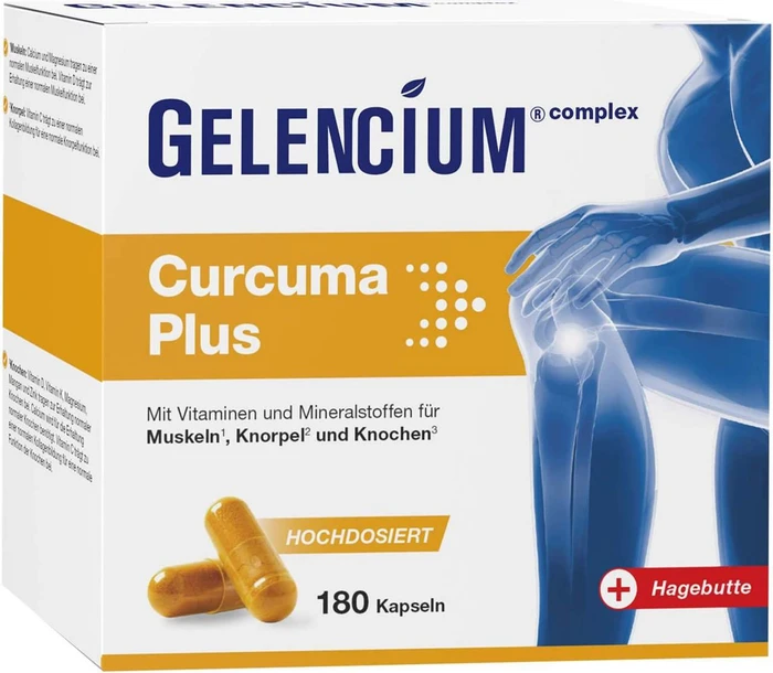 Gelencium Curcuma Plus hochdosiert m.Vit.C Kapseln 180 St