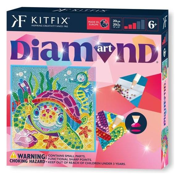 Kitfix KIT Diamond Art, Turtle (2406)