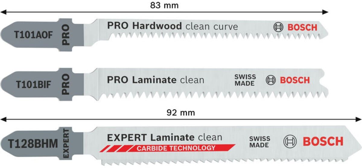 Bosch PRO Laminate Stichsägeblatt Set, 15tlg. (2607011947)