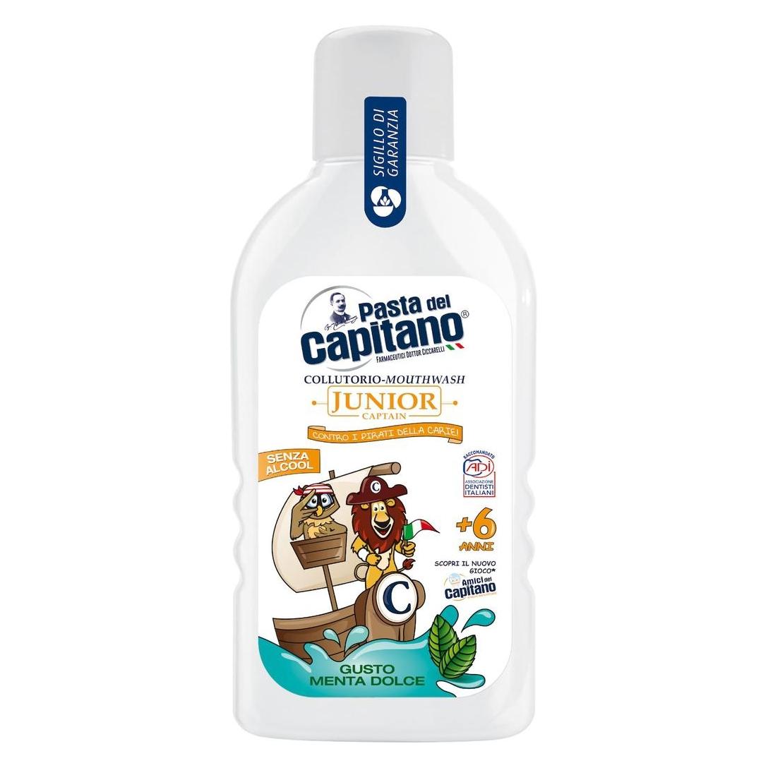 Capitano Pasta del - Mouthwash for children 6+ Junior 400 ml for kids (400 ml, Mundspülung) (33120761)