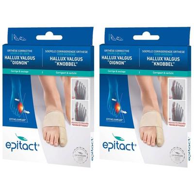Epitact Hallux Valgus Orthese Correct Medium x2 2x1 St Bandage(s)