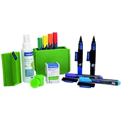 Magnetoplan, Zubehör Präsentieren, Whiteboard Essentials Kit, grn