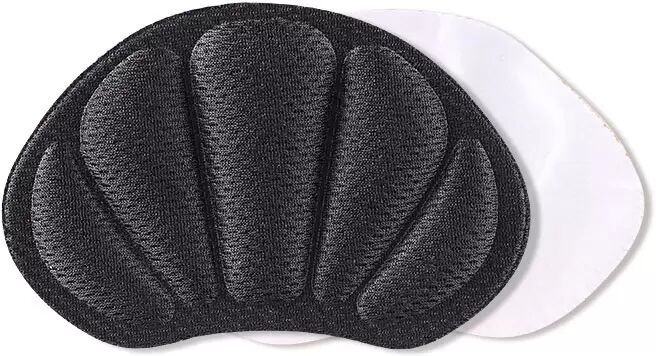 INF Ferseneinlagen für Schuhe (2 Paar) Schwarz+Grau