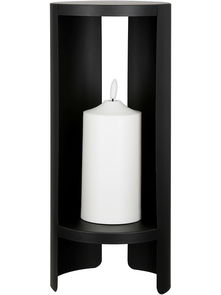 GILDE LED-Dekoobjekt "Shelter" in Schwarz - (H)36 cm - onesize