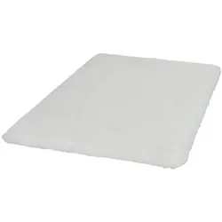 SCHÖNER WOHNEN-Kollektion Badteppich Bali 67 x 110 cm Polyester Weiß 68