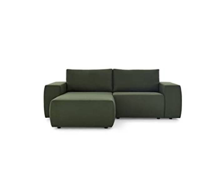 LOOKS by Wolfgang Joop Looks II Designer Ecksofa, Eckcouch, beidseitig montierbar, Polstersofa, grün, 242x160x70 cm