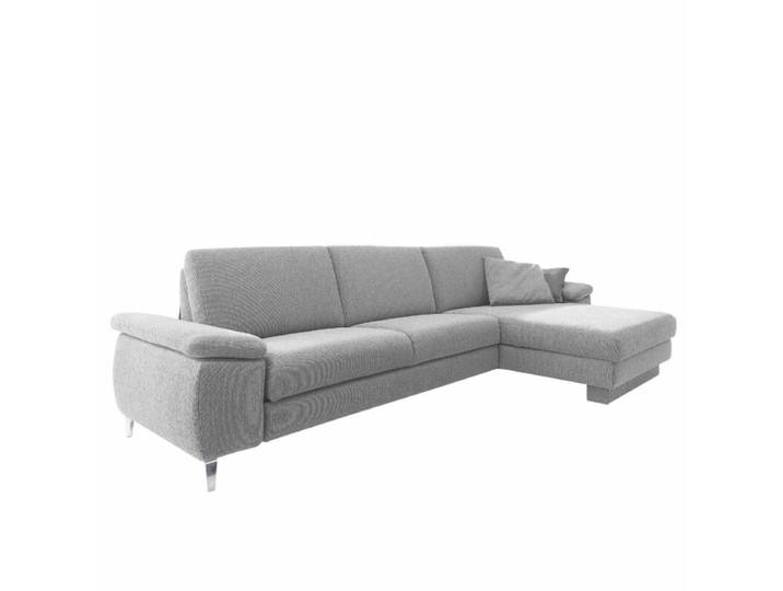 Akad'or Colombia Sofa - rechts , Textilgewebe Q2 uni silver , Ba