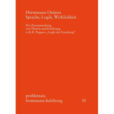 Sprache, Logik, Wirklichkeit, Taschenbuch von Hermann Oetjens, Frommann-holzboog, 978-3-7728-0555-4