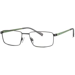 Brille TITANFLEX 820830 10 schwarz matt/avocado Gr. 51-17