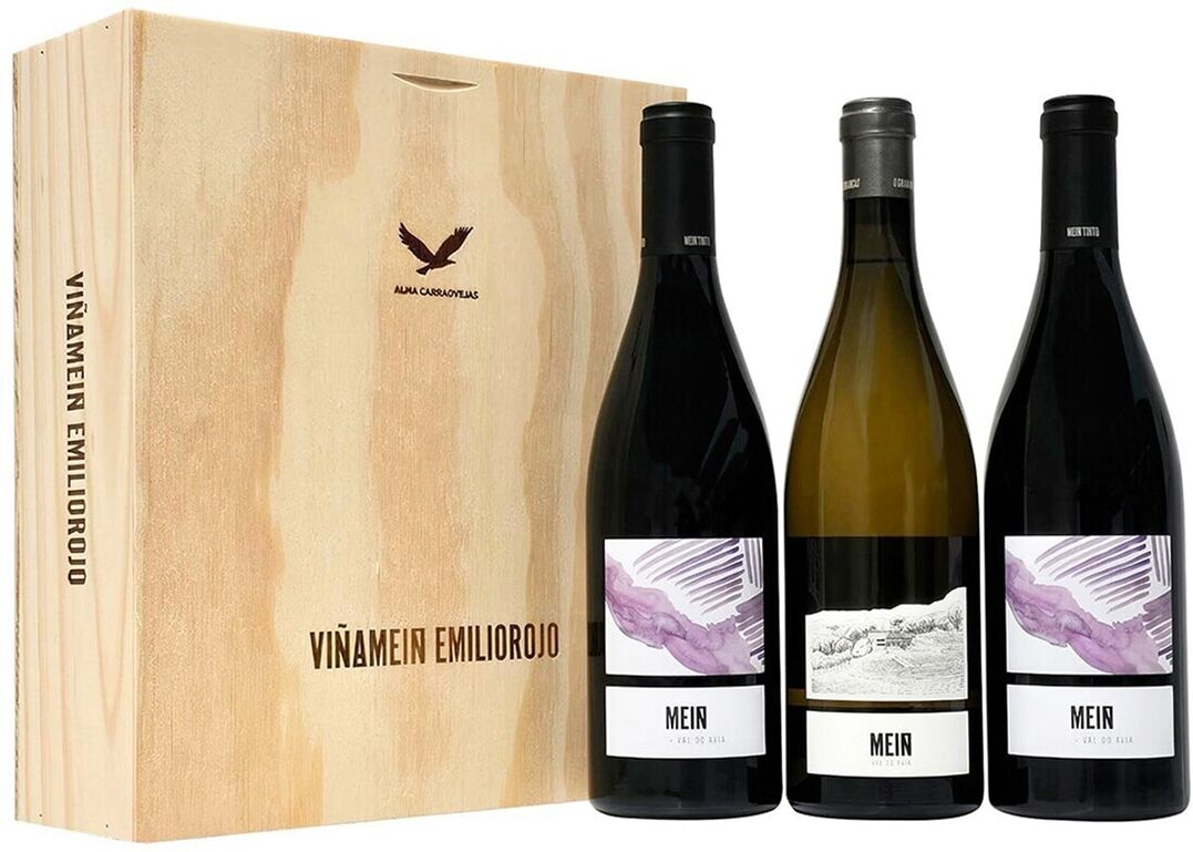 Viña Meín Estuche vinos tintos y vino blanco 2021 Ribeiro.