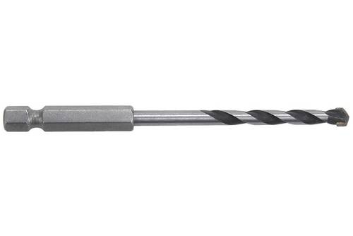 Wolfcraft 7266000 Hartmetall Stein-Spiralbohrer 5mm Gesamtlänge 95mm Zylinderschaft