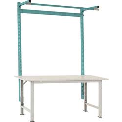 Manuflex AS1611.5021 Aufbauportal mit Ausleger in Wasserblau RAL 5021, für PACKPOOL Standard mit Breite von 1750 mm