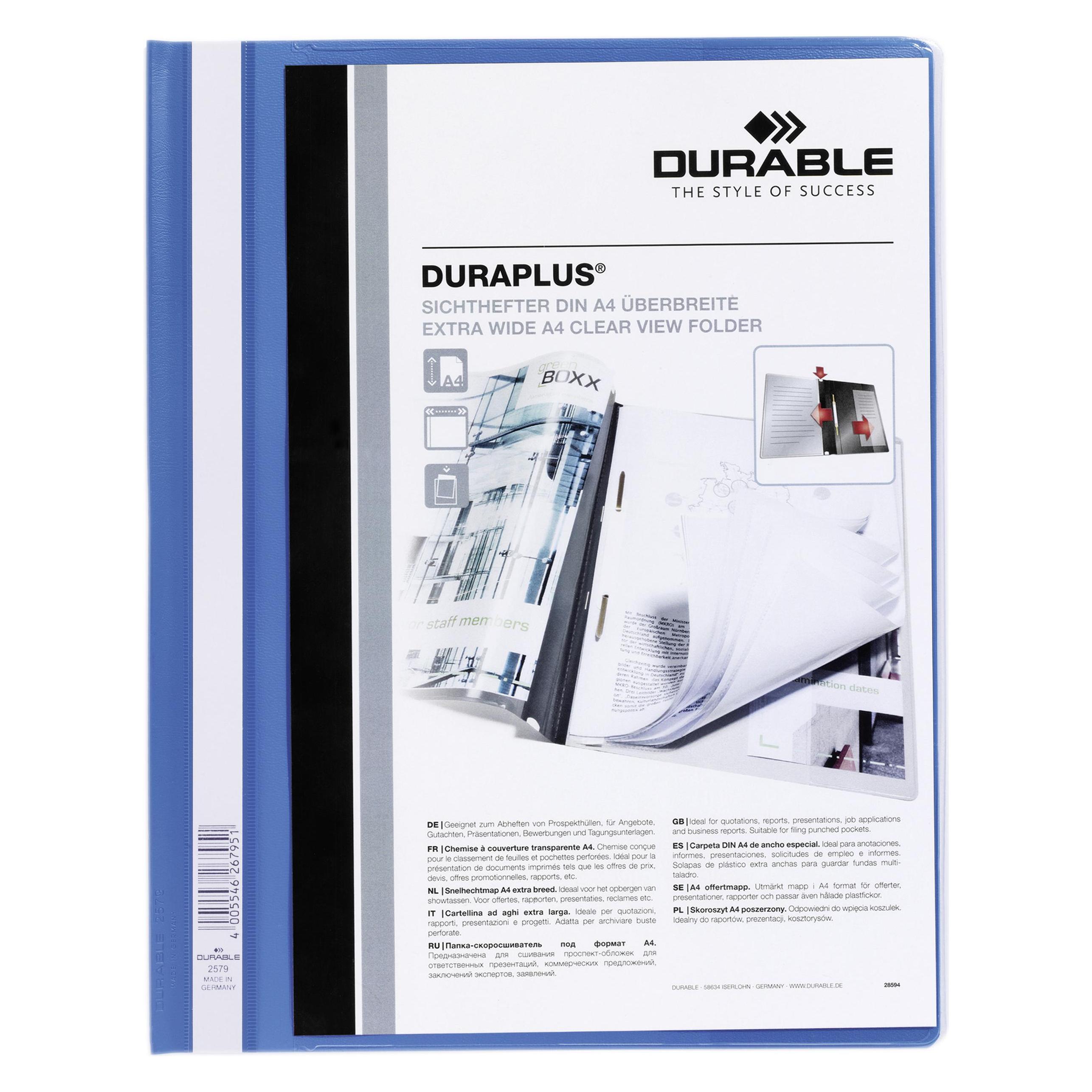Durable Sichthefter DURAPLUS (A4, 1x) (2579/06)