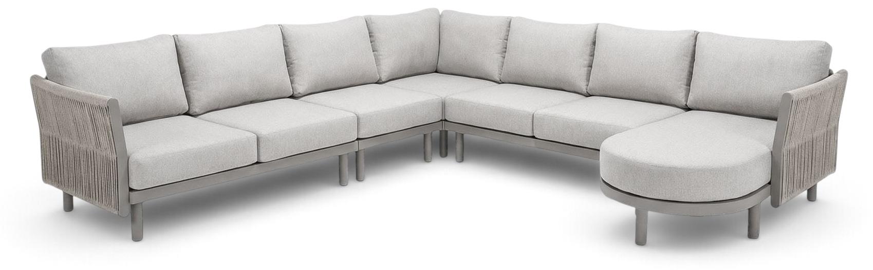 Loungesofa Cavallino | 5-teilig | Beige & Camel