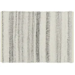 Gray & Jones Handwebteppich  Cap Ferrat , grau , Baumwolle , Maße (cm): B: 160