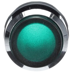 ABB MP3-31G Leuchtdrucktaster, grün, hoch-tastend, Frontring, Metall verchromt beleuchtbar 1SFA611102R3102