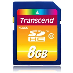 TRANSCEND SDHC 8GB, Class 10