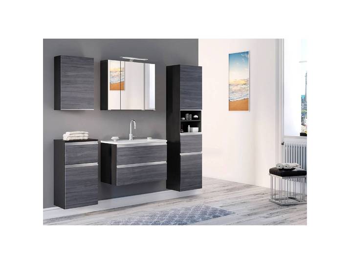 Waschtisch I 80cm Multicolor/Rauchsilber/Graphit