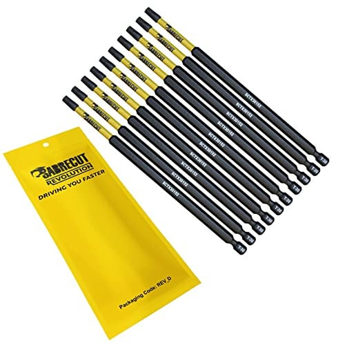10x T30 Torx Impact Schroefbits 152mm Magnetisch - Merkloos