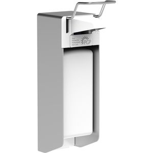 Greven Seifenspender Euromat 1000 N, mit Armhebel, zur Wandmontage, Aluminium, silber, 1000ml