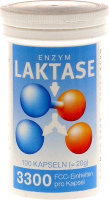 Pro Natura Gesellschaft für gesunde Ernährung mbH LAKTASE 3.300 FCC Enzym Kapseln 20 g 06122514