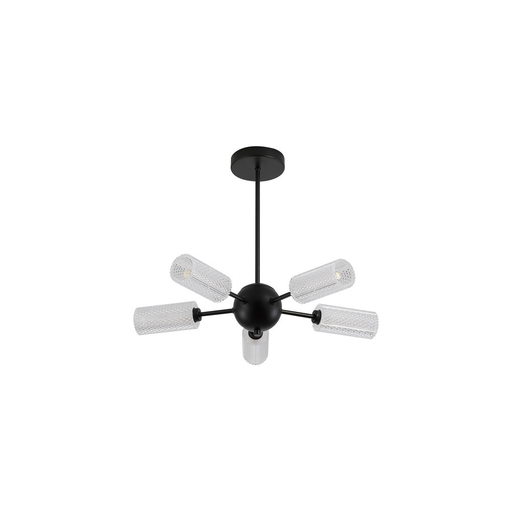 Cosmic Searchlight Plafondlamp - 5-lichts - Zwart - Modern design