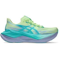 Asics Laufschuhe Superblast 3 Illuminate Yellow/Energy Aqua, neutraler Performance-Laufschuh mit FF Leap und hoher Dämpfung - hellblau / 45
