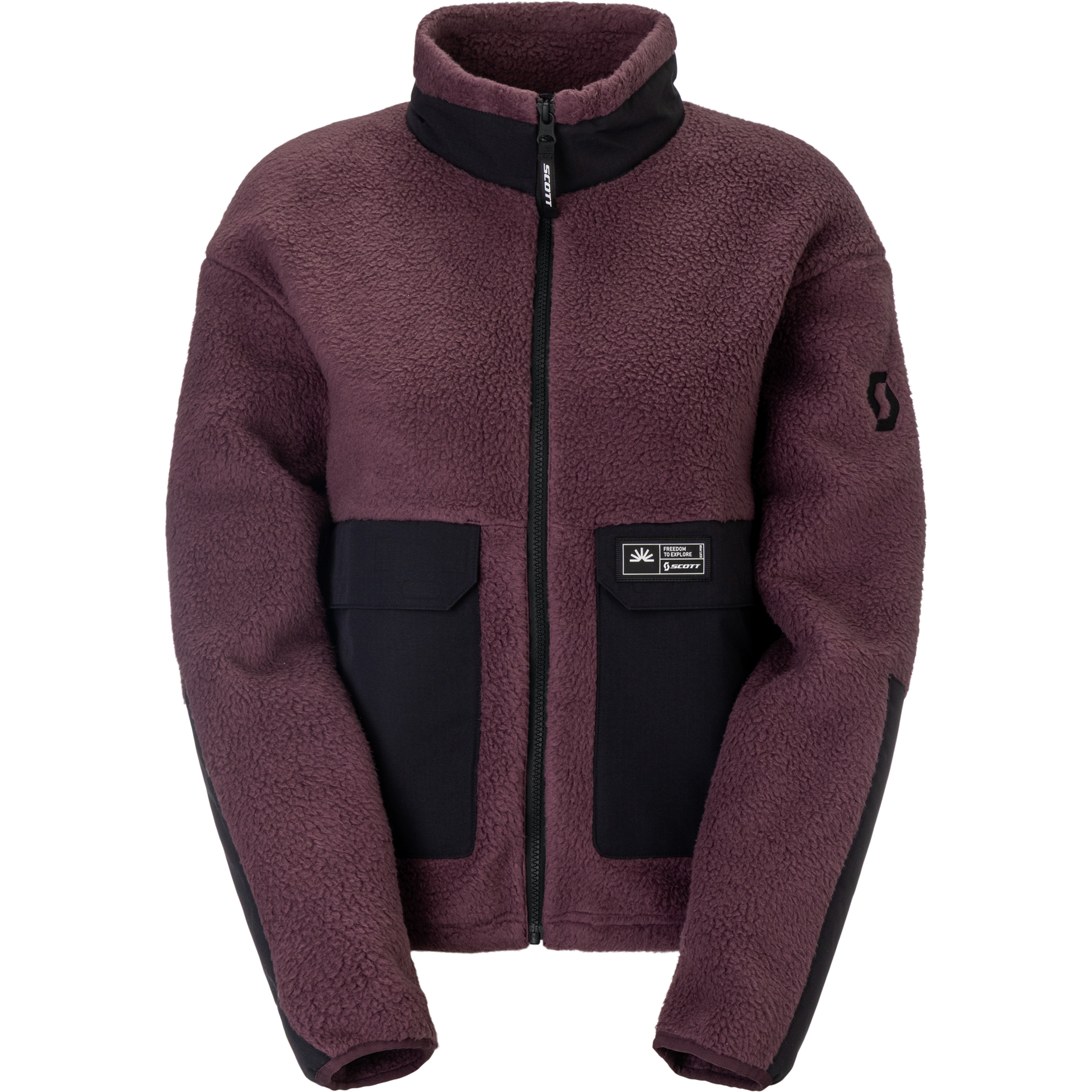 Scott Escape Heritage Pile Damen Fleecejacke lila Größe M Lifestyle Hautfreundlich