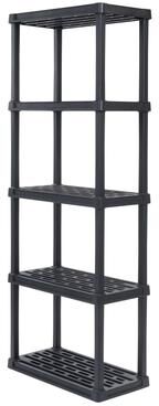 IRIS USA® Plastic Rack Shelf - Black
