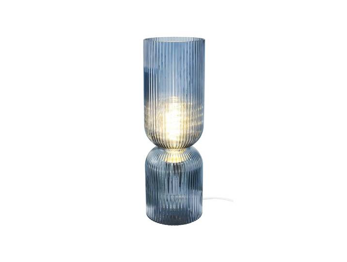 Lampe à poser en verre strié