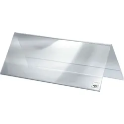 Sigel Tischaufsteller Dachform glasklar 240x90mm VE=10x5 Stück