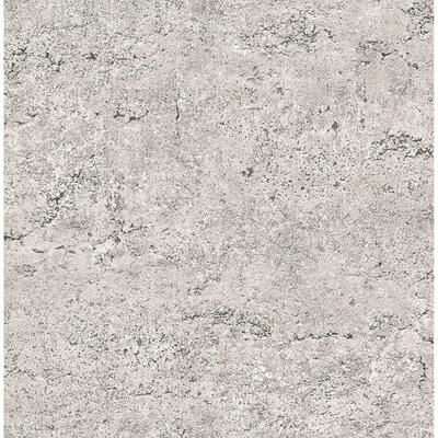 A-Street Prints Taupe Concrete Rough Wallpaper
