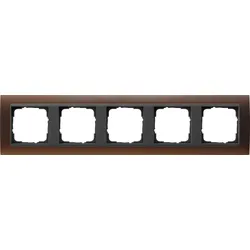Gira Abdeckrahmen 5f.opak dbr 021513