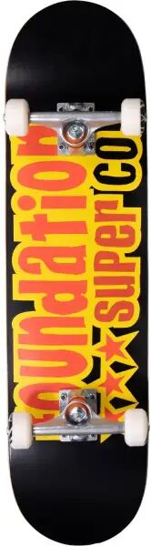 Skateboard Komplettboard Foundation 3 Star (8.125" - Schwarz)