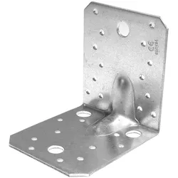 Winkelverbinder verzinkt 105x105x90mm mit Rippe, Stärke: 3mm
