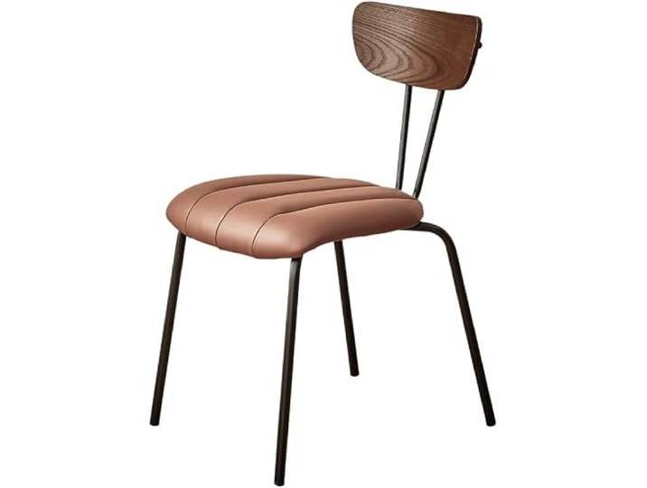 DIANXI Lounge-Sessel Retro Minimalist Esszimmerstuhl Rückenlehne Haushalt Wohnzimmer Kreative Skandinavische Verhandlung Antiker Stuhl im Wabi-Sabi-Stil