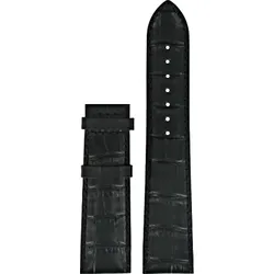Certina - Leder Lederarmband ohne Schließe 21mm/18mm C610013396 - alligator-prägung,rind,schwarz