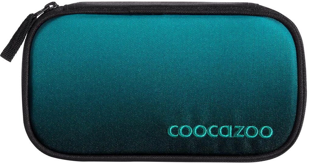 Federmäppchen COOCAZOO "Shadows 6 x 24 x 11 cm, 1,5 l", Kinder, grün (blau), Polyester, Schreibgeräteetuis Federmäppchen, Schlampermäppchen blau Einheitsgröße