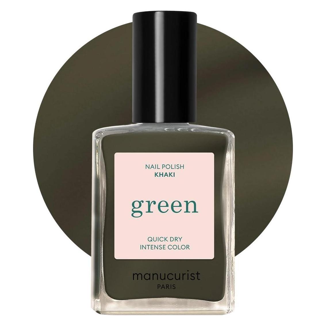 MANUCURIST Green Nail Polish lakier do paznokci Khaki 15ml (Khaki, Farblack) (OTHER)