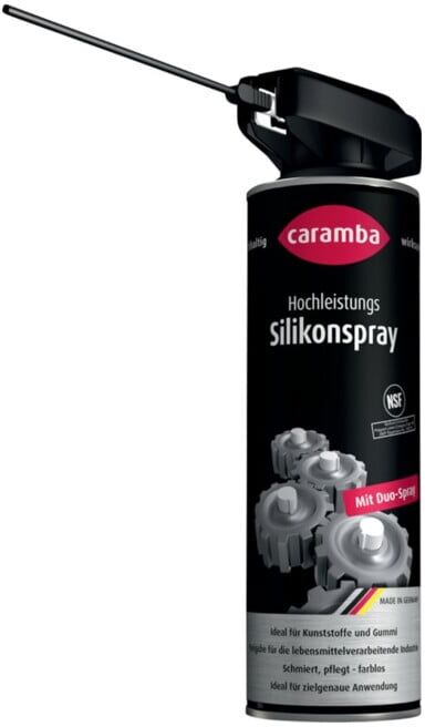Caramba Bombe à haute teneur en silicone incolore en spray NSF H2 H2 500 ml Duo-Spray (6103251)